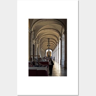 The Corridors Of Praca do Comercio - 2 © Posters and Art